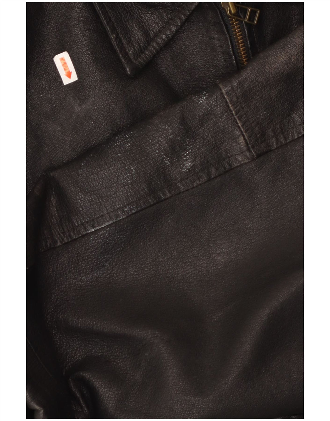 Giacca in pelle da uomo MILANO UK 40 grande in pelle nera