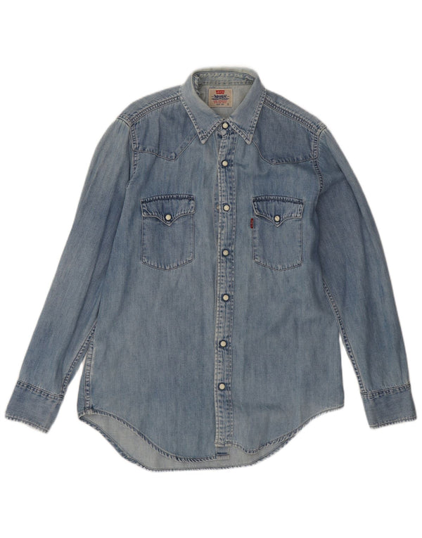 Camicia di jeans da uomo Levi's piccola in cotone blu