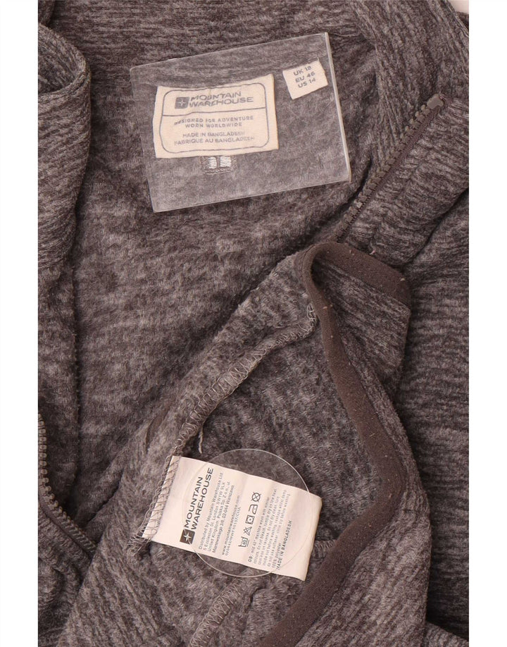 Giacca in pile da donna Mountain Warehouse UK 18 XL Poliestere grigio