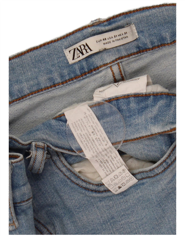 Jeans slim da uomo Zara EU 40 medio W31 L30 cotone blu