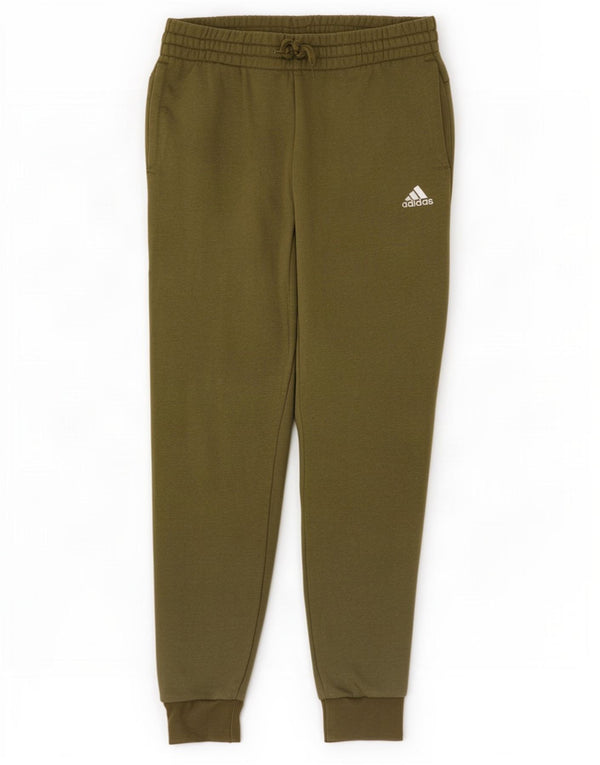 Pantaloni da tuta da uomo Adidas Joggers UK 8/10 Small Khaki Cotton