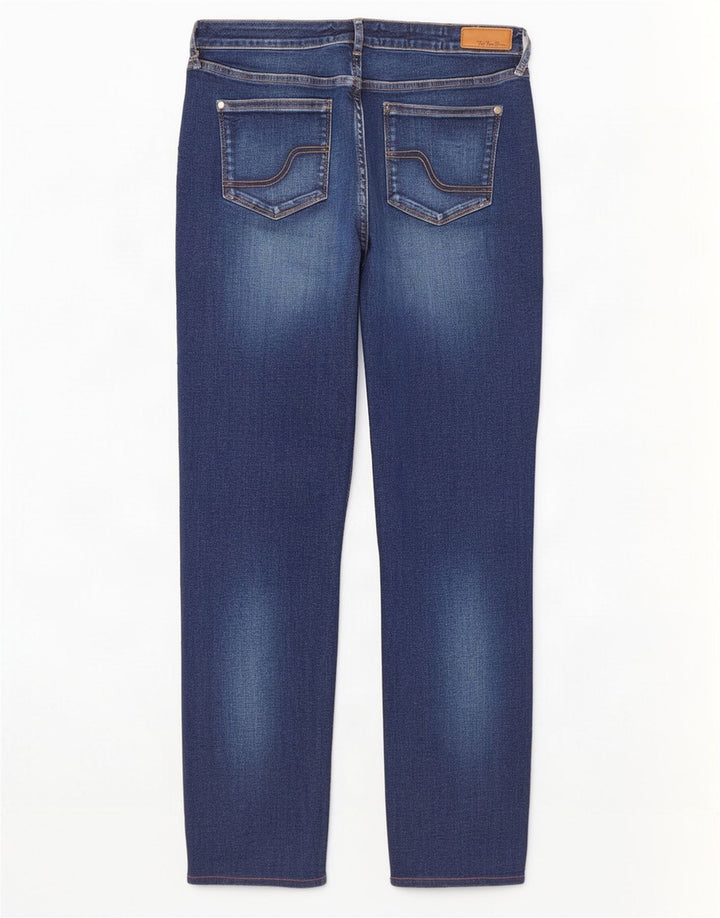 Jeans dritti da donna Fat Face W28 L27 cotone blu