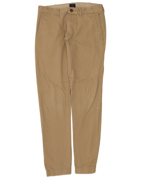 J. CREW Pantaloni chino da uomo Driggs Joggers W30 L32 in cotone beige