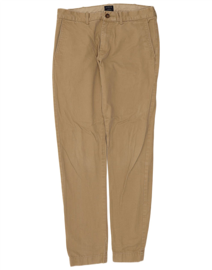 J. CREW Pantaloni chino da uomo Driggs Joggers W30 L32 in cotone beige