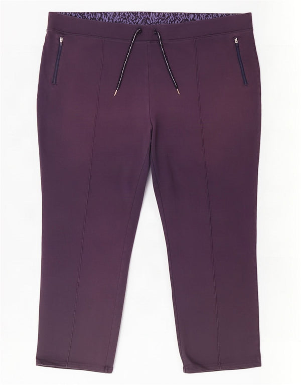 Pantaloni da tuta da donna Marks & Spencer UK 24 4XL Cotone blu navy