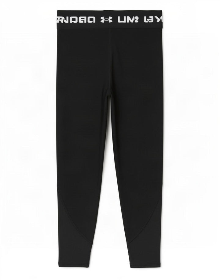 Leggings grafici per ragazze Under Armour 11-12 anni grande poliestere nero