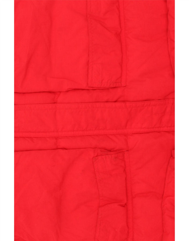 BELFE Mens Padded Jacket IT 50 Large Red Polyamide Vintage Belfe and Second-Hand Belfe from Messina Hembry 