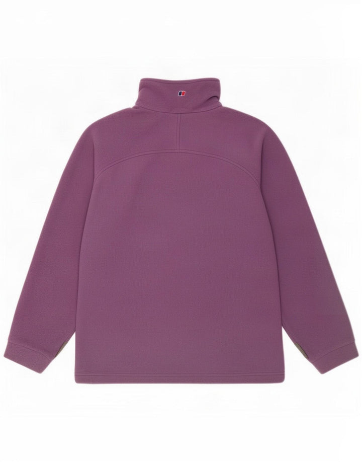 Berghaus Giacca in pile da donna UK 16 Large Viola Poliestere