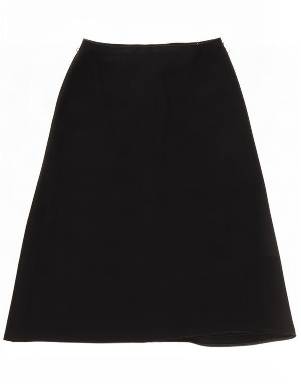 Marks & Spencer Womens A-Line Skirt UK 16 Large W34 Black