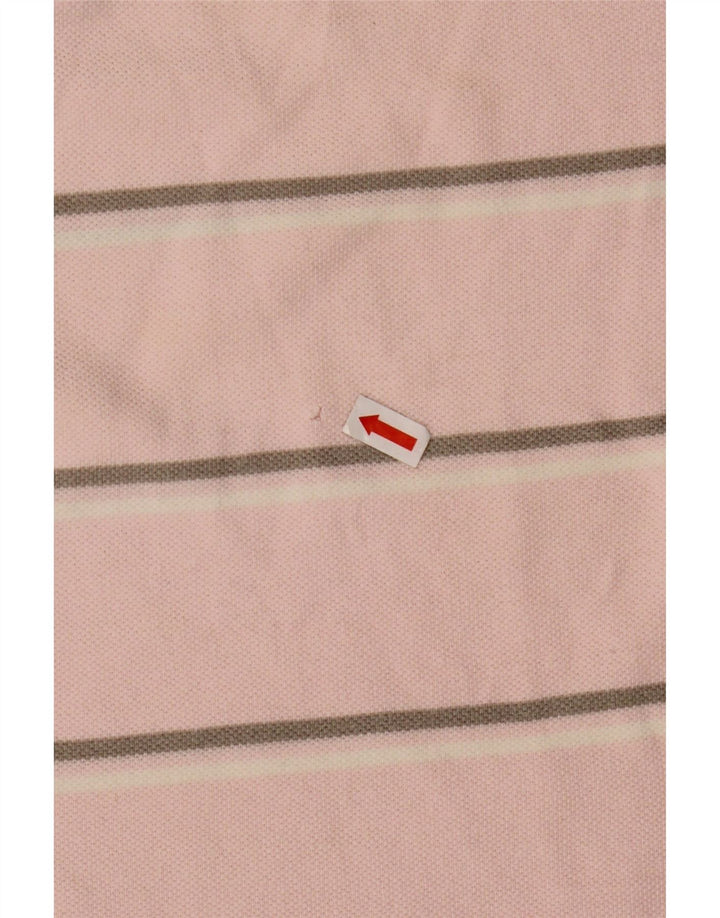 Polo Fred Perry da bambino 12-13 anni in cotone a righe grandi rosa