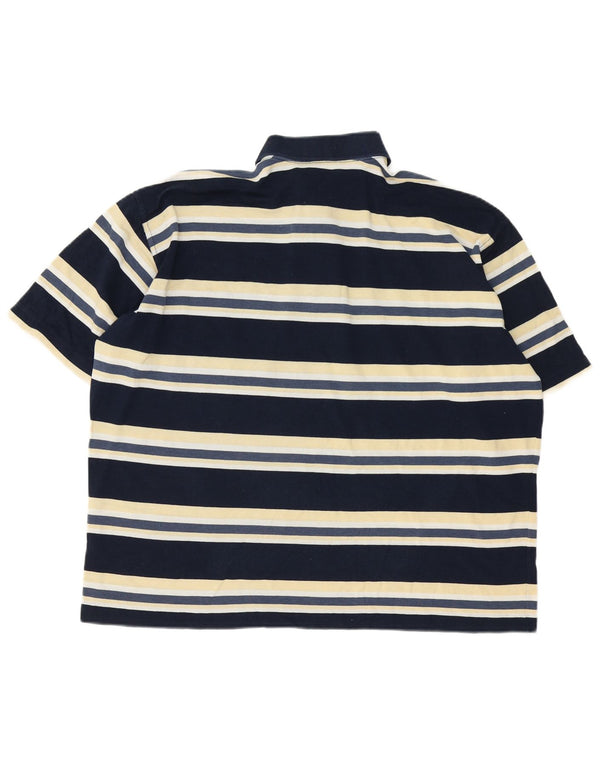 Polo da uomo Paul & Shark 2XL cotone a righe blu navy