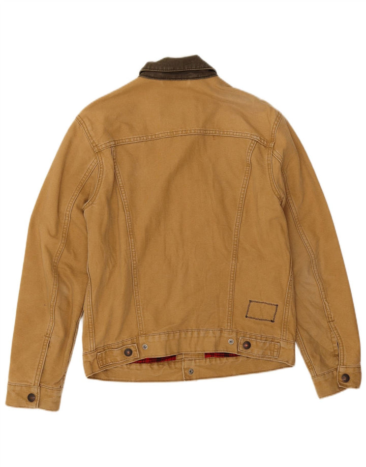 Giacca bomber da uomo Levi's UK 36 Small Beige Colourblock Cotton