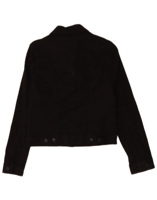 Giacca di jeans da donna Levi's UK 6 XS cotone nero