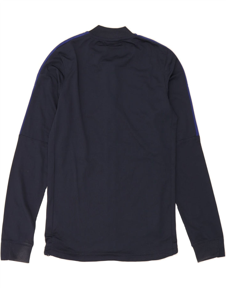 NIKE Mens Tracksuit Top Jacket Small Navy Blue Polyester Vintage Nike and Second-Hand Nike from Messina Hembry 