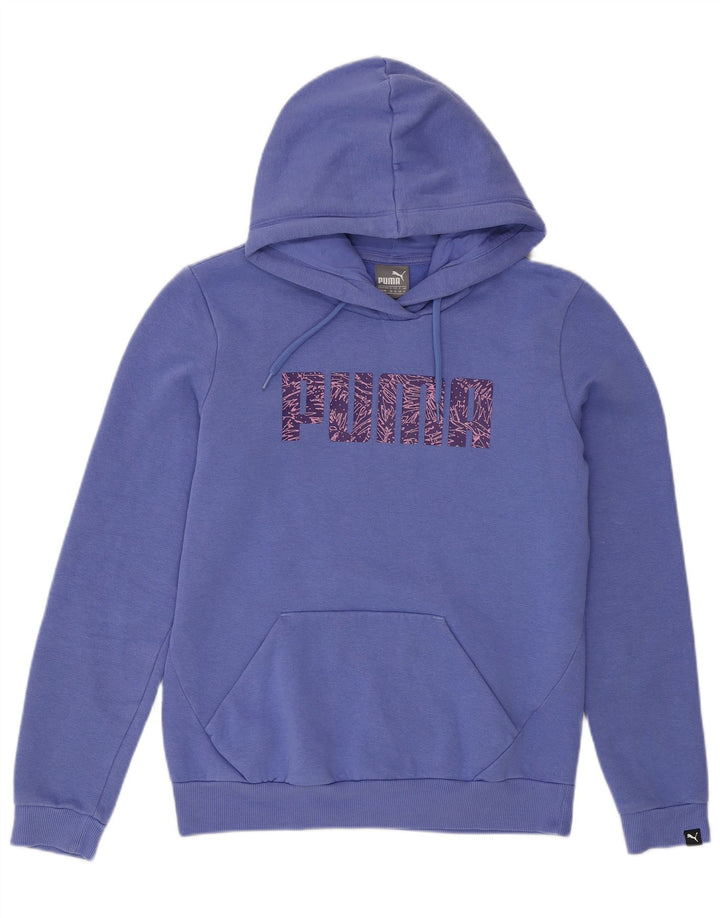 Felpa con cappuccio grafica PUMA da donna UK 12 viola medio