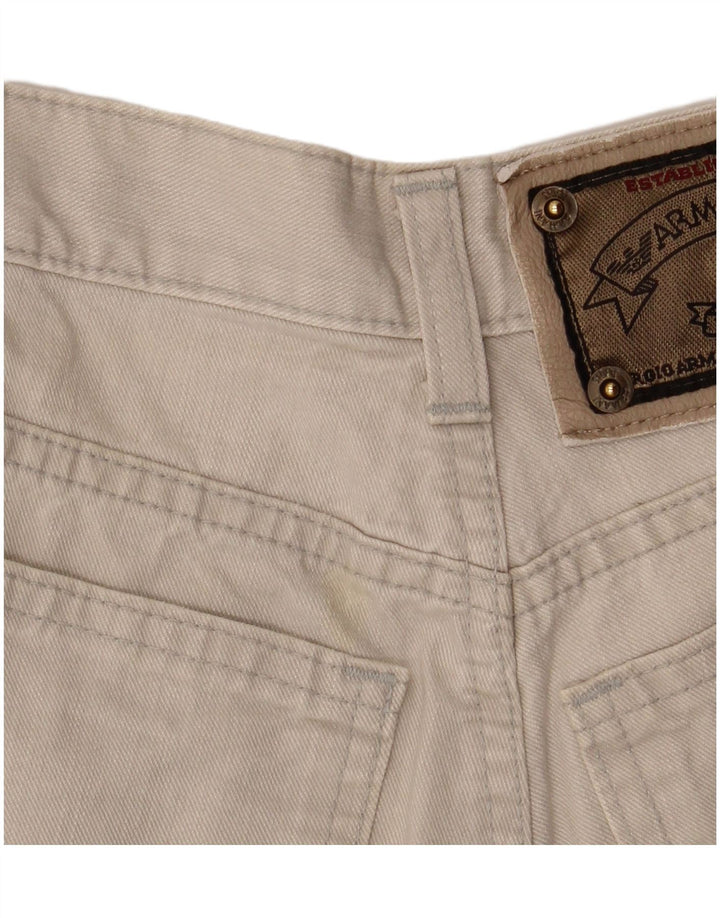 Jeans affusolati da donna Armani W27 L26 cotone grigio