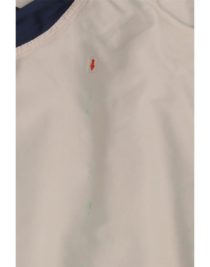 Giacca da tuta da uomo Ellesse UK 44 XL Poliestere color block bianco
