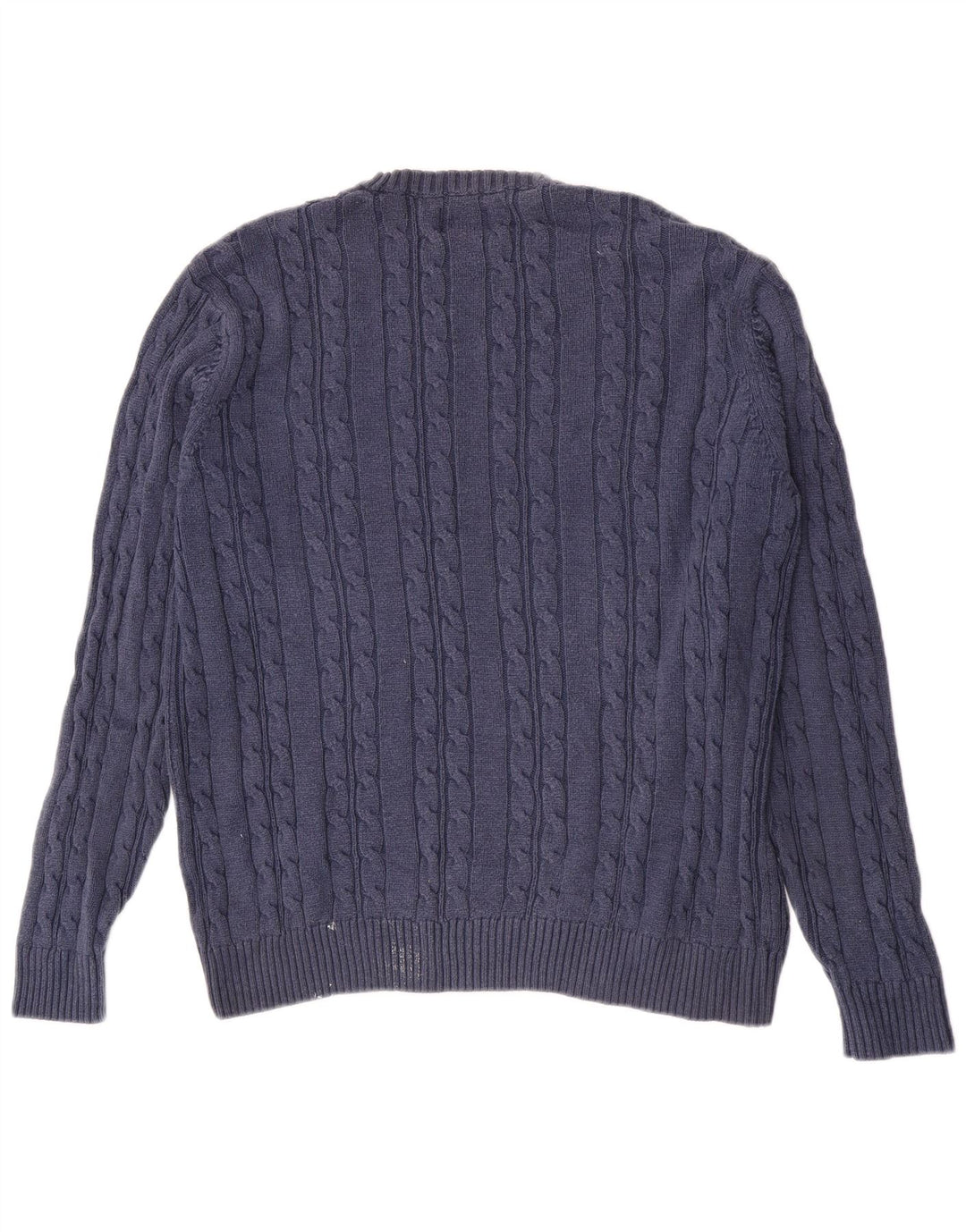 Maglione maglione girocollo vestibilità regolare da uomo Marks & Spencer XL blu navy