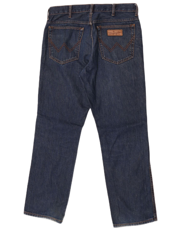 Jeans dritti da uomo Wrangler Texas W34 L30 cotone blu