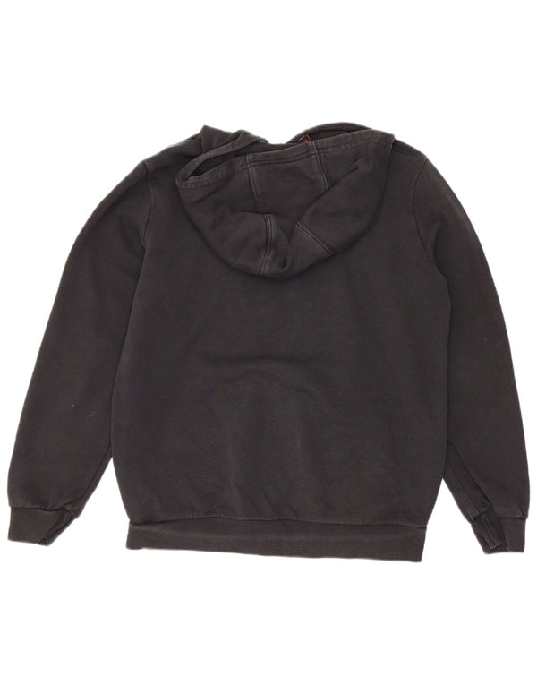 Felpa con cappuccio grafica Adidas da ragazzo 11-12 anni in cotone nero