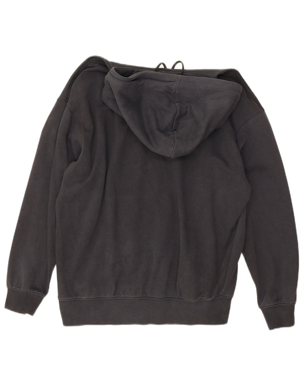 Felpa con cappuccio oversize da donna Nike UK 10 piccola in cotone nero