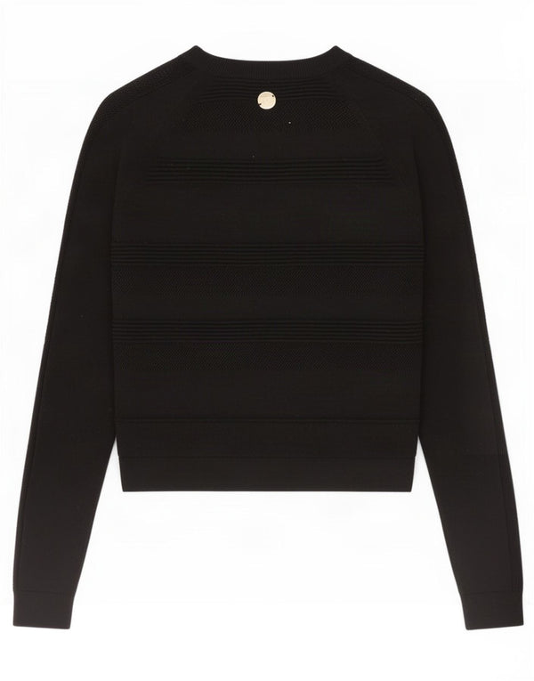 Guess By Marciano Maglione corto con scollo a barca da donna US 2 XS Nero