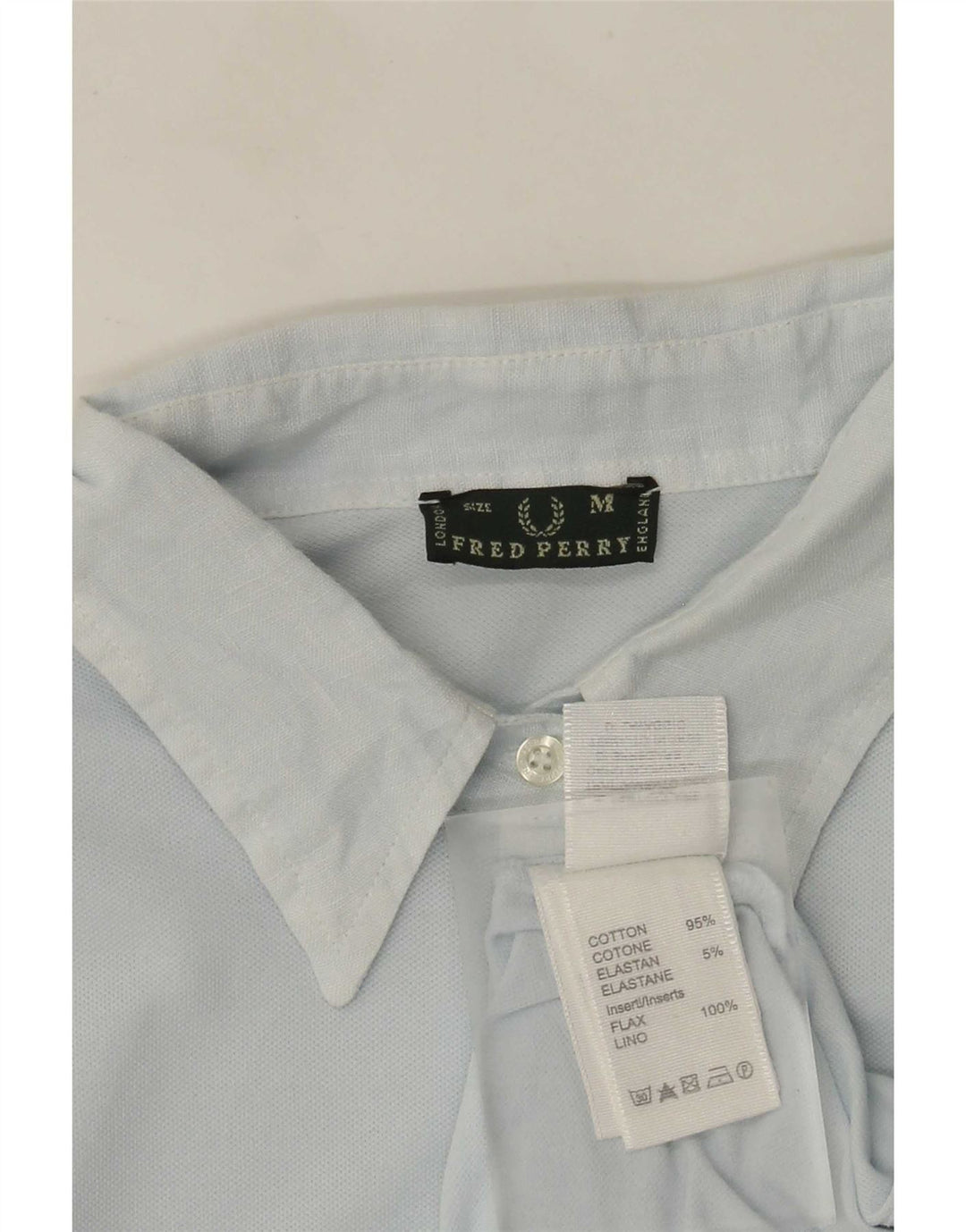 Abito polo da donna Fred Perry UK 12 cotone blu medio