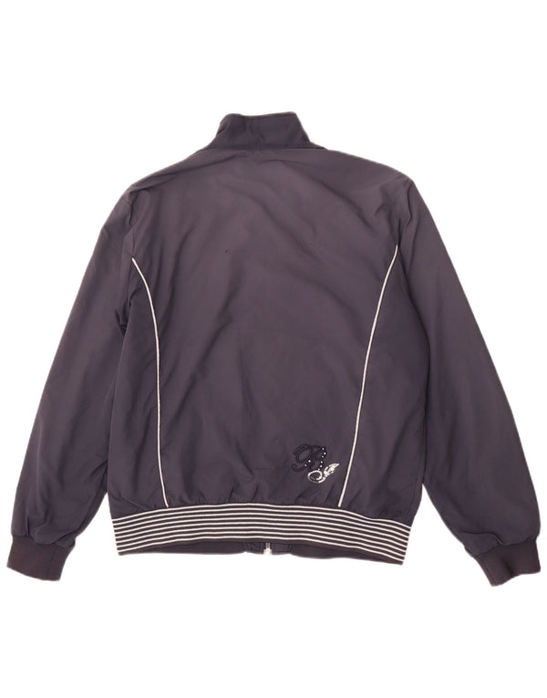 Giacca bomber da donna Fila UK 18 XL Poliestere a righe blu navy