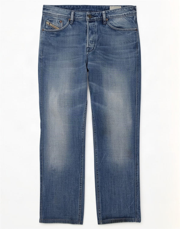 Jeans dritti da uomo Diesel Dughan W33 L30 in cotone blu