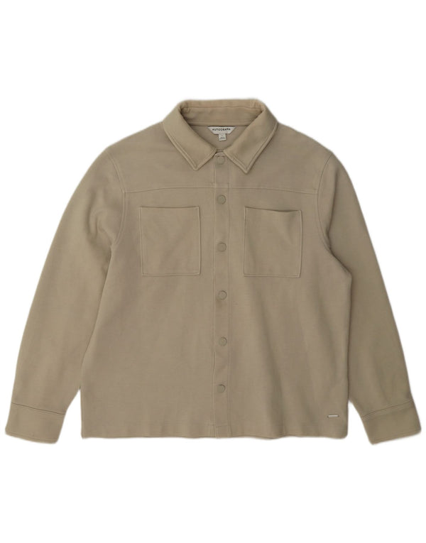 Giubbotto bomber autografo da uomo Marks & Spencer UK 40 grande poliestere beige
