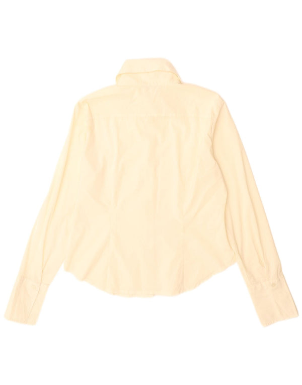 Camicia da donna Benetton UK 16 grande bianco sporco