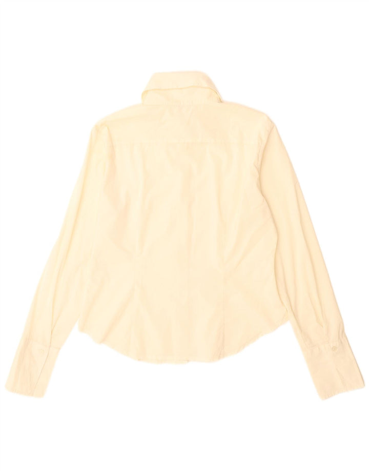 Camicia da donna Benetton UK 16 grande bianco sporco