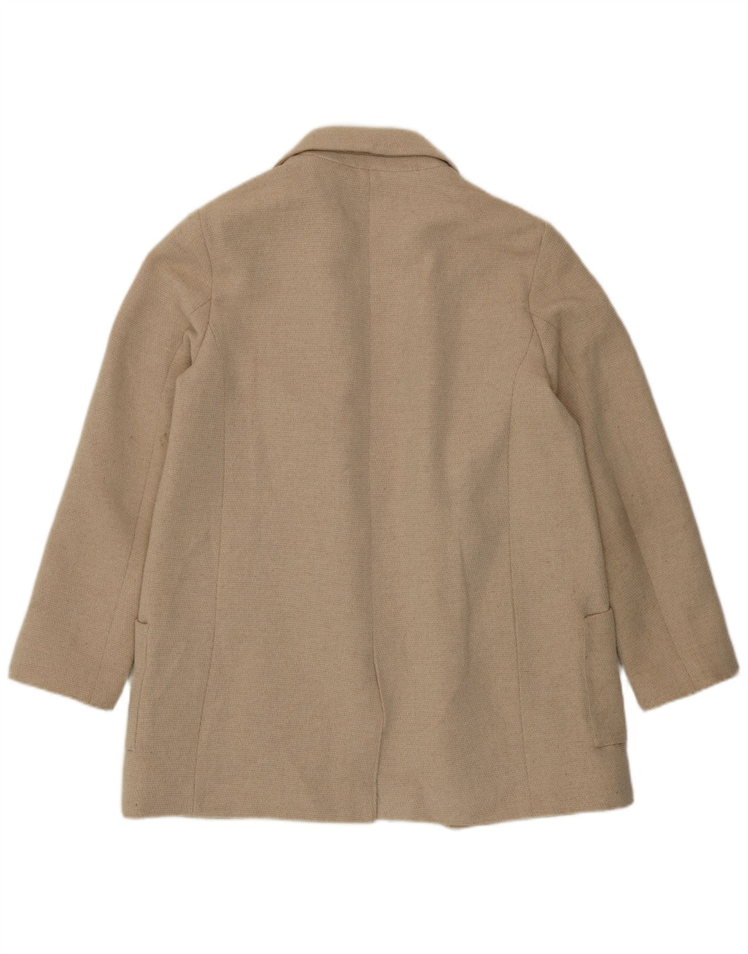 Giacca blazer aperta da donna Zara UK 16 grande bianco sporco