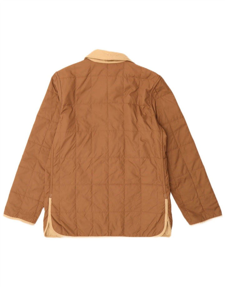 Giacca imbottita reversibile da donna Slam UK 14 Nylon beige medio