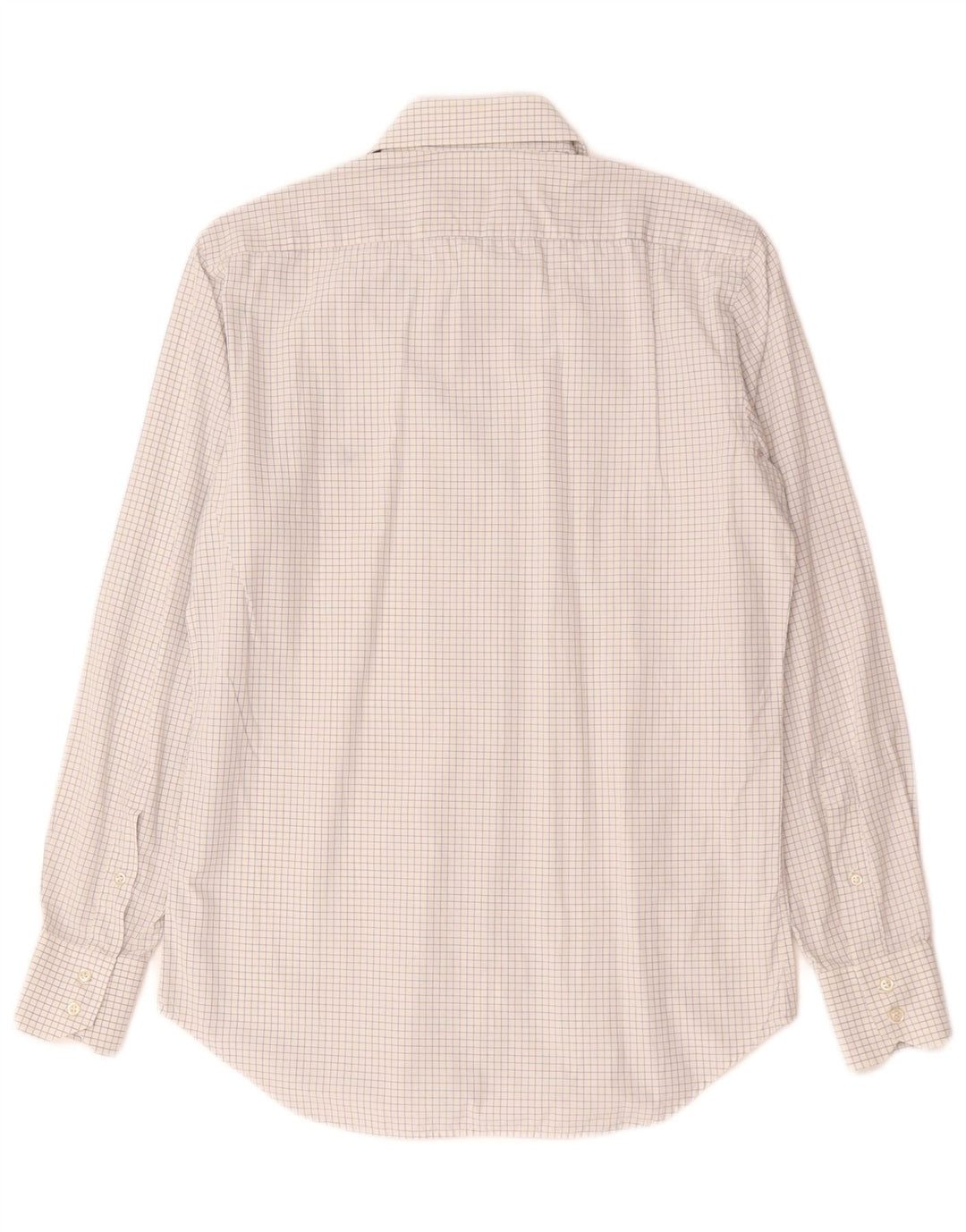Camicia da uomo Brooksfield taglia 38 piccolo cotone a quadri bianchi