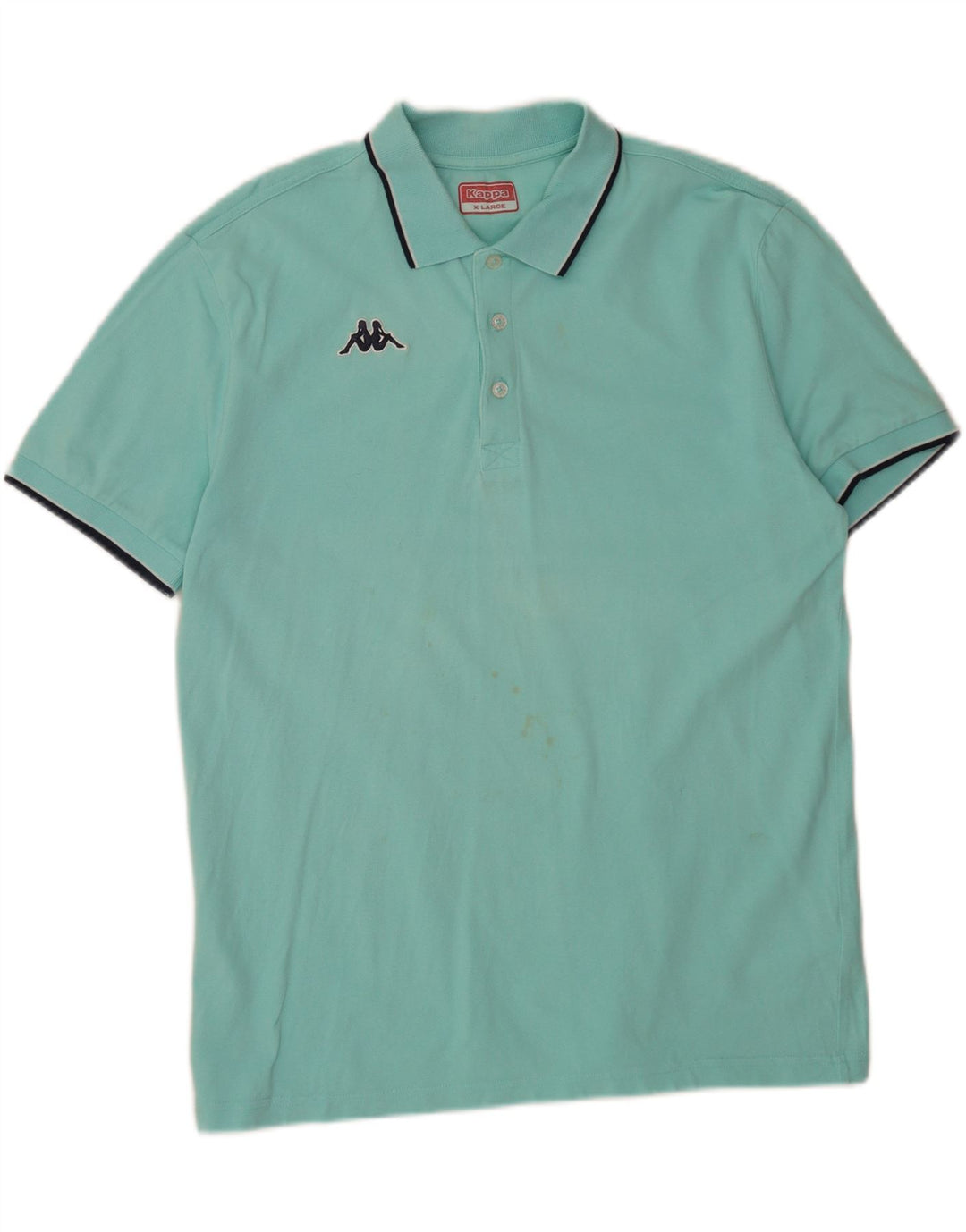 Polo Kappa Uomo XL Turchese Cotone