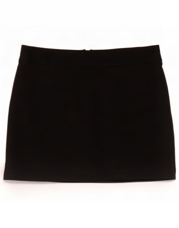 Gonna corta da donna Zara EU 34 2XS W24 cotone nero