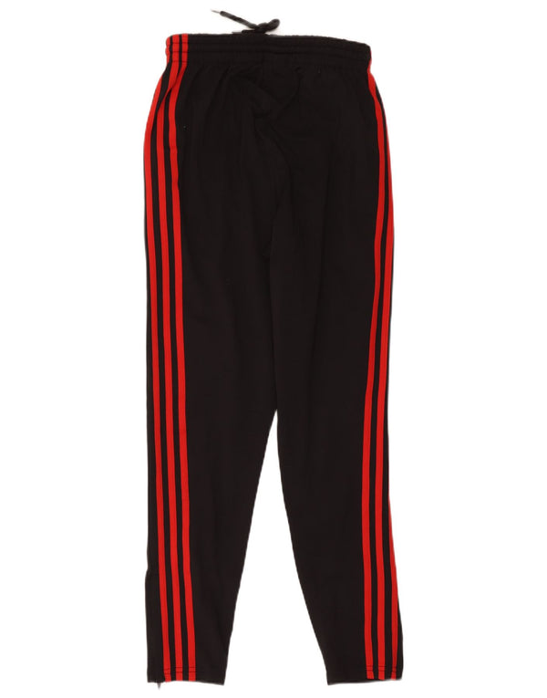Pantaloni della tuta Adidas da donna Manchester United UK 12 medi neri