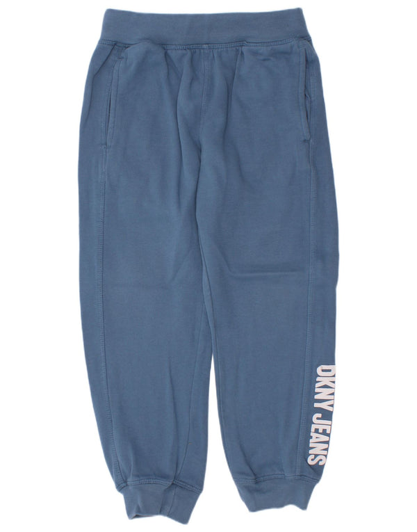 Pantaloni da tuta con grafica Dkny da ragazzo Joggers 6-7 anni in cotone blu