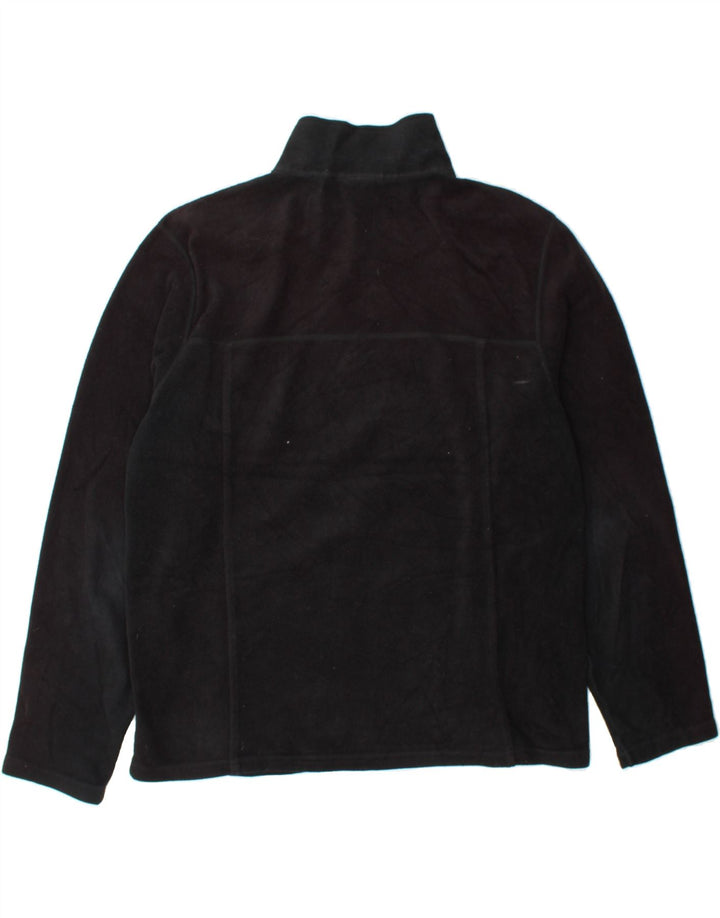 L.L.BEAN Mens Fleece Jacket UK 40 Large Black Polyester Vintage L.L.Bean and Second-Hand L.L.Bean from Messina Hembry 