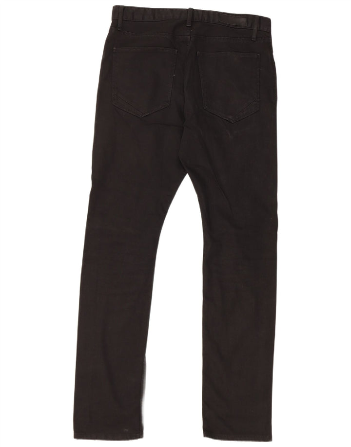Jeans slim autografati da uomo Marks & Spencer W32 L33 cotone nero