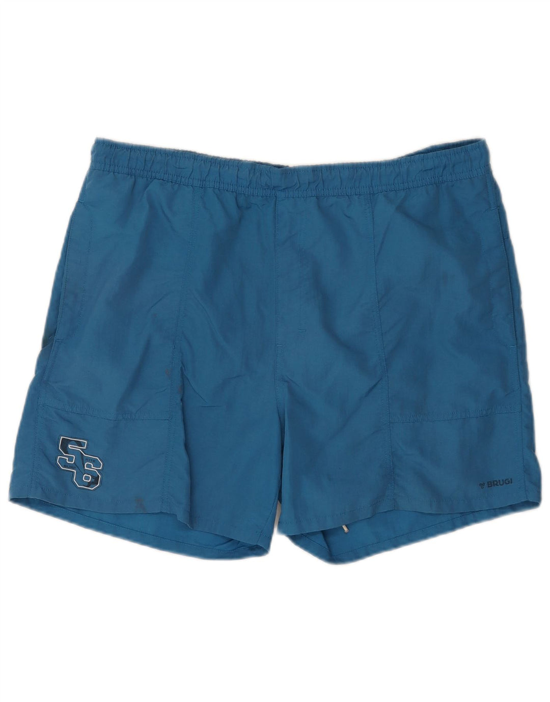 Pantaloncini da bagno grafici da uomo Brugi 2XL blu in poliammide