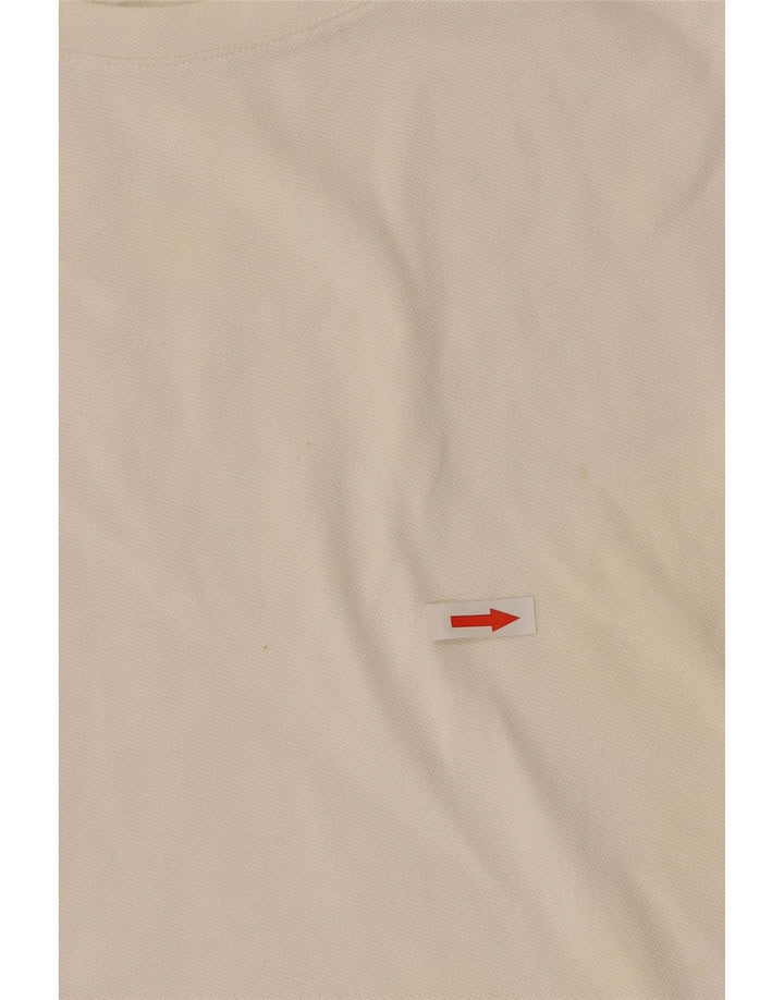 T-shirt da donna Lacoste taglia 42 grande in cotone bianco