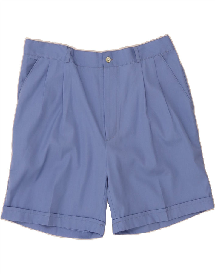 WEST STORY Mens Pegged Chino Shorts W34 Large Blue Vintage West Story and Second-Hand West Story from Messina Hembry 