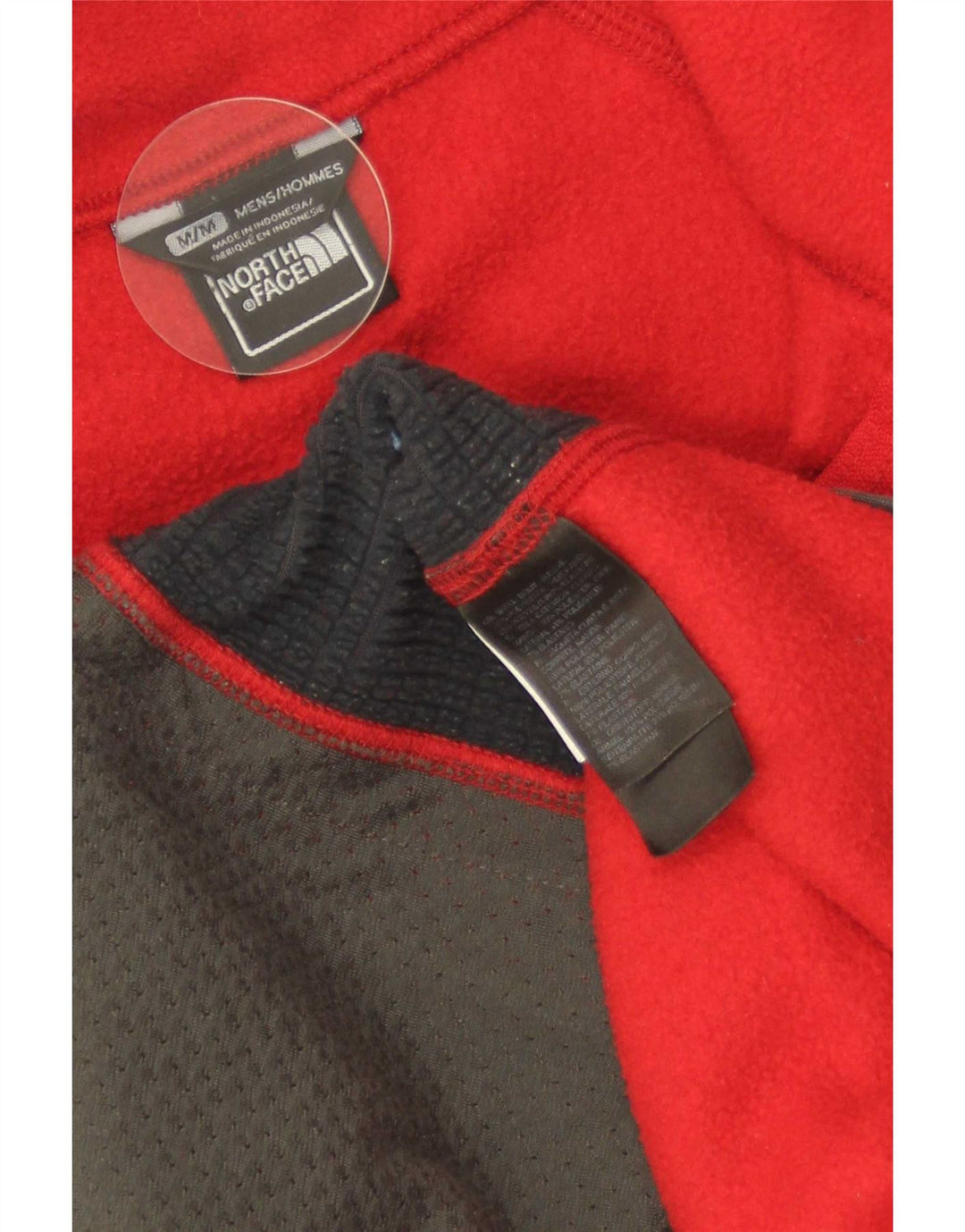 Giacca in pile da uomo The North Face UK 38 Medium Red Poliestere Sports