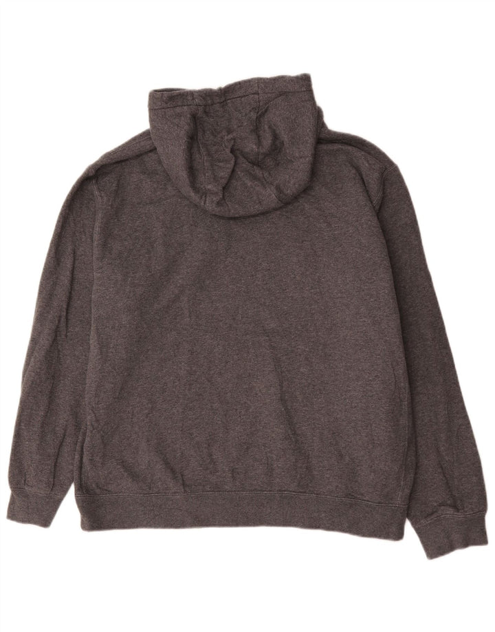 Felpa con cappuccio da uomo Nike Large in cotone grigio