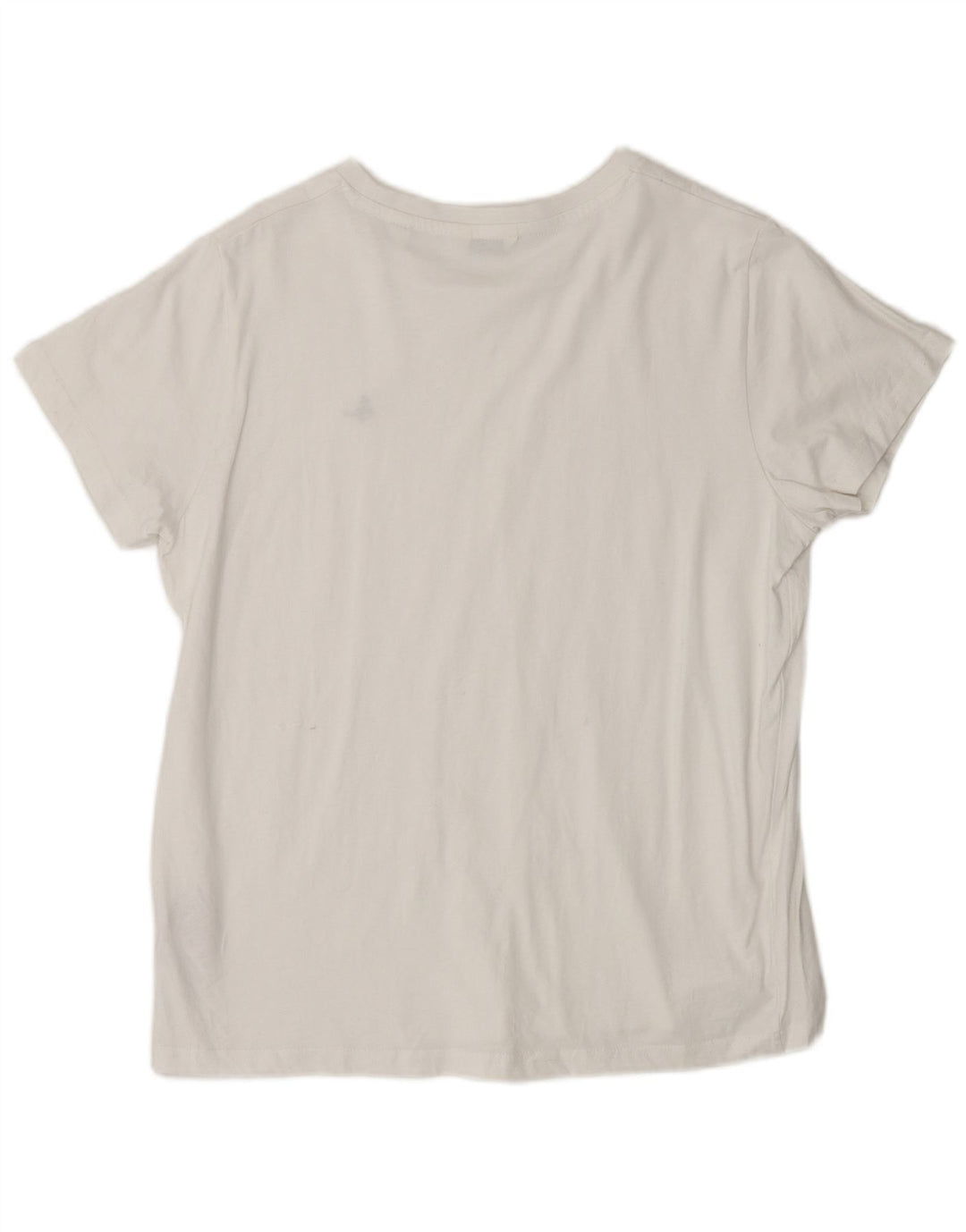 JACK WILLS T-shirt da donna Top UK 12 cotone bianco medio