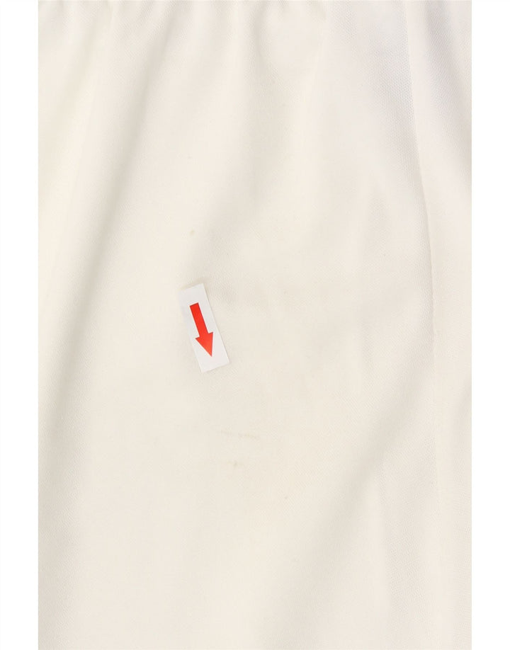 Pantaloncini sportivi Adidas Climalite da uomo di colore bianco medio in poliestere