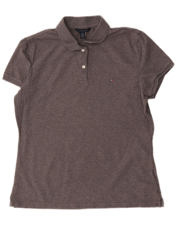 Tommy Hilfiger Womens Polo Shirt UK 18 XL Grey