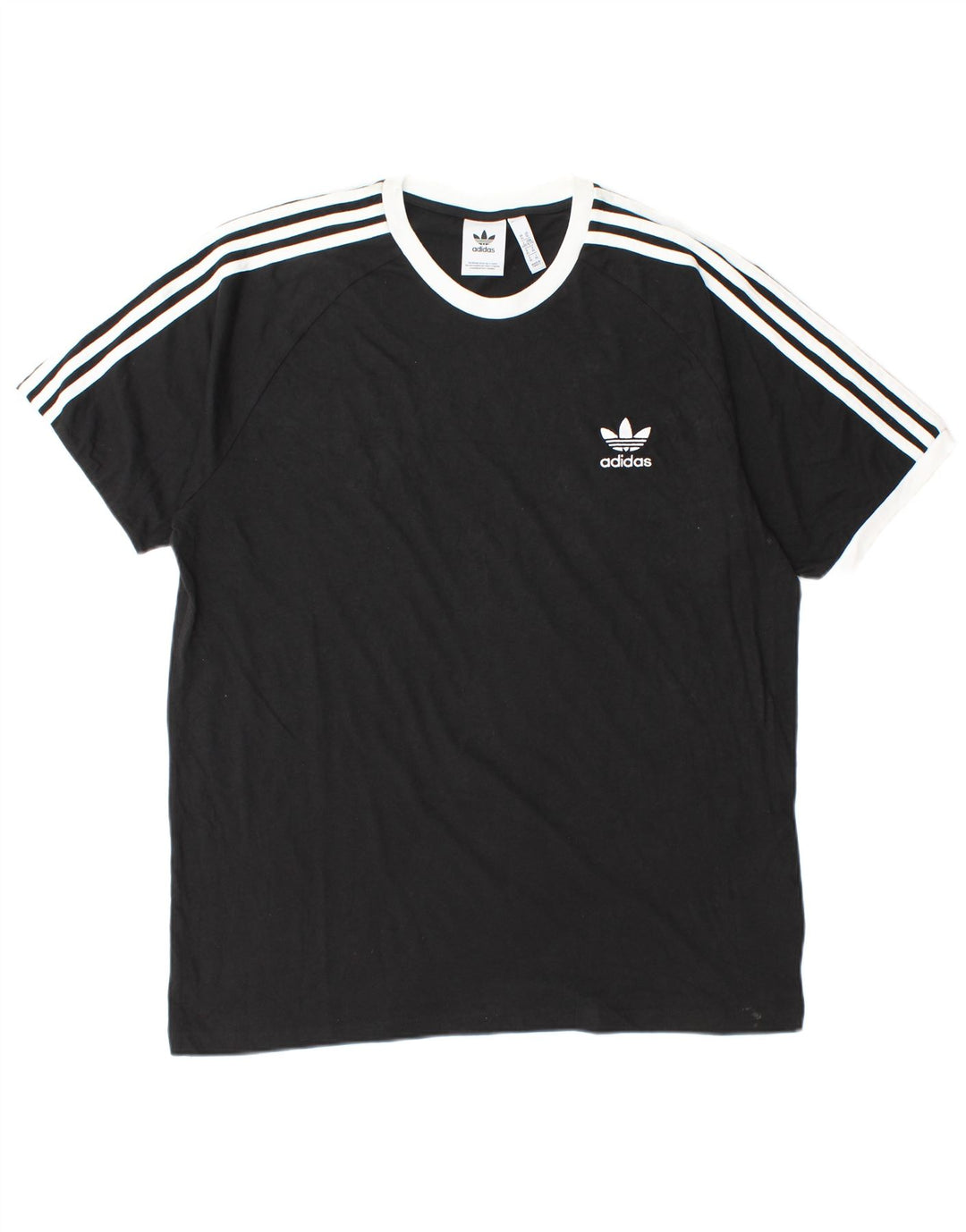 T-shirt da uomo Adidas Top XL in cotone nero